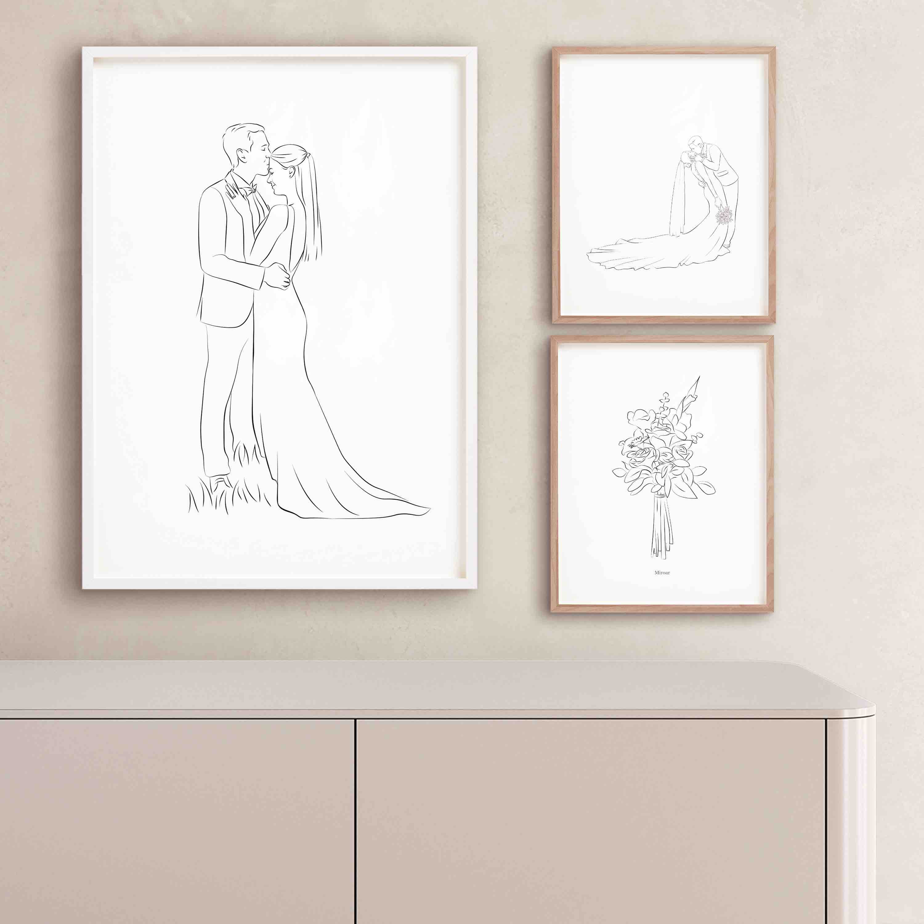 Combination of picture frames